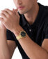 Men's Blake Three-Hand Date Gold-Tone Stainless Steel Watch 42mm
