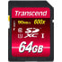 Фото #1 товара TRANSCEND SDXC 64GB Class10 UHS-I 600x Ultimate memory card