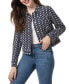 Фото #1 товара Women's Cotton Eyelet-Embroidered Jacket