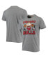 ფოტო #4 პროდუქტის Men's Heathered Gray Chicago Bulls NBA x Rugrats Tri-Blend T-shirt