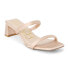 Фото #2 товара BEACH by Matisse Jerry Block Heels Womens Beige Dress Casual JERRY-707