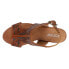 Фото #7 товара Roper Mika Ii Floral Embossed Block Heels Womens Brown Casual Sandals 09-021-09