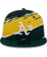 Фото #2 товара Men's Green Oakland Athletics Tear Trucker 9FIFTY Snapback Hat