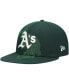 ფოტო #1 პროდუქტის Men's Green Oakland Athletics Shadow Logo 59FIFTY Fitted Hat