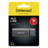 Фото #5 товара Intenso Alu Line - 16 GB - USB Type-A - 2.0 - 28 MB/s - Cap - Anthracite