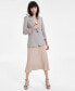Фото #4 товара Women's Plaid One-Button Blazer, Created for Macy's