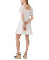 Фото #2 товара Women's Alissa Eyelet A-Line Dress