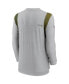 Фото #2 товара Men's Gray Green Bay Packers Sideline Player Uv Performance Long Sleeve T-shirt