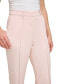 ფოტო #3 პროდუქტის Petite Front Seamed Wide-Leg Pants