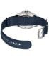 ფოტო #2 პროდუქტის Men's Swiss Automatic DS Action GMT Blue Synthetic Strap Watch 43mm