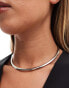 Фото #4 товара DesignB London torque choker necklace in silver