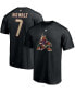 Фото #2 товара Men's Keith Tkachuk Black Arizona Coyotes Authentic Stack Retired Player Nickname Number T-shirt