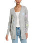 Фото #1 товара Brodie Cashmere Polly Floral Cashmere Cardigan Women's