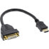 Фото #2 товара InLine HDMI-DVI Adapter HDMI A male / DVI female 0.2m