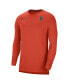 Фото #3 товара Men's Orange Syracuse Orange 2022 Coach Performance Long Sleeve V-Neck T-shirt