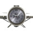 Table clock DKD Home Decor 42 x 23 x 14 cm Aeroplane Iron (2 Units)