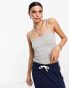 Cotton:On sleep recovery scoop neck lounge vest grey marl