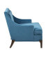 Martha Stewart Anna 30.75" Wide Fabric Arm Accent Chair