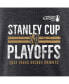 Фото #3 товара Men's Heather Charcoal Vegas Golden Knights 2024 Stanley Cup Playoffs Crossbar Tri-Blend T-Shirt