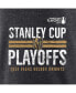 ფოტო #4 პროდუქტის Men's Heather Charcoal Vegas Golden Knights 2024 Stanley Cup Playoffs Crossbar Tri-Blend T-Shirt