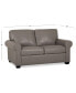 Фото #37 товара Orid 59" Leather Roll Arm Loveseat, Created for Macy's