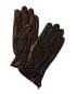 Фото #1 товара Bruno Magli Two-Tone Cashmere-Lined Leather Gloves Men's