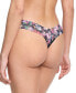 ფოტო #10 პროდუქტის Printed Signature Lace Low Rise Thong Underwear