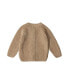 ფოტო #2 პროდუქტის Toddler 100% Cotton Chunky Ribbed Knitted Cardigan Ages 3-4 Years