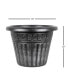 Фото #2 товара Outdoor Dragon Banded Plastic Planter Silver 13 Inches
