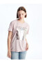 Фото #2 товара Футболка LCW Vision Bicycle Collar Printed Woman Tee