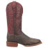 Фото #1 товара Dan Post Boots Jacob Leather Square Toe Cowboy Mens Size 10 D Casual Boots DP49