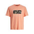 ფოტო #1 პროდუქტის JACK & JONES Aruba Aop Branding Plus Size short sleeve T-shirt