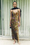 Платье-комбинация из ткани с принтом — zw collection ZARA