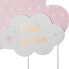Карусель для детской кроватки Atmosphera Облака Розовый Деревянный MDF