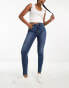 Фото #1 товара Vero Moda high rise skinny jeans in medium blue