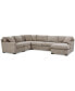 Фото #12 товара Radley 5-Pc. Fabric Chaise Sectional Sofa with Corner Piece, Created for Macy's