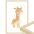 Фото #1 товара Декор или светильник для детской комнаты Giraffe gerahmtes Poster