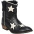 Фото #2 товара Laredo Star Girl ToolInlay Round Toe Cowboy Womens Black Casual Boots 51015