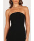 ფოტო #12 პროდუქტის Women's Clara Feather Trim Midi Dress - Black