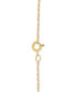 ფოტო #3 პროდუქტის Cubic Zirconia Cross 18" Pendant Necklace in 14k Gold