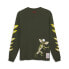 Фото #2 товара Puma Hoops X Gremlins Crew Neck Long Sleeve T-Shirt Mens Green Casual Tops 62535