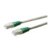 Wentronic CAT 5e - F/UTP Crossover Cable - grey - green - 2 m - 2 m - Cat5e - F/UTP (FTP) - RJ-45 - RJ-45