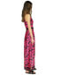Фото #7 товара Women's Belted Floral-Print Maxi Dress