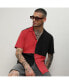 ფოტო #3 პროდუქტის Men's Crimson Red & Jet Black Maxi Checkers Shirt