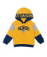 Фото #3 товара Toddler Boys and Girls Gold, Navy Nashville Predators Big Skate Fleece Pullover Hoodie and Sweatpants Set