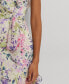 Women's Ruffled Floral A-Line Dress