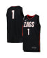 Фото #1 товара Men's Black Gonzaga Bulldogs Icon Replica Basketball Jersey