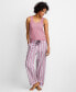 Фото #1 товара Women's Printed Poplin Pajama Pants XS-3X, Created for Macy's