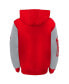 Big Boys Red, Gray Cincinnati Reds Postcard Full-Zip Hoodie Jacket