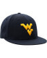 Фото #4 товара Men's Navy West Virginia Mountaineers Team Color Fitted Hat